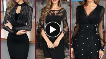 Ever Pretty Needle Chantilly Lace Patchwork Embroidered see through Black Evening Wear Bodycon Dr...