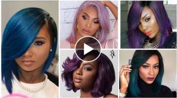 Best Hair Color Ideas For Dark skin//Short Haircuts Ideas// Aims Hairstylist