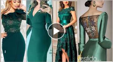 double frill Bodycon dresses // office wear & wedding wear prom outfit ideas for women and girls2...