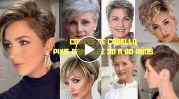 CORTE PELO CORTO 2020-2021 PIXIE/WOME'NS PIXIE HAIRSTYLE OVER MUJER 30 +40+50+....80