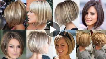 40 Trendy 2022 Short Bob Haircuts For Ladies/Short Hair Hairstyles/ Long To Short Haircuts