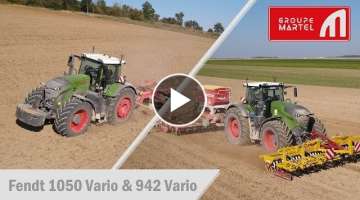 More than 1,000 hp Sowing wheat! Fendt 1050 & Fendt 942 Vario |