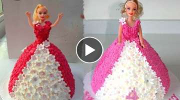 How To Make Barbie Cake Design | Easy Birthday Cake Decorations