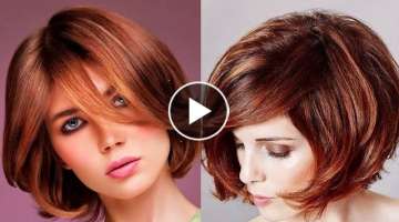 Best short bob haircuts //short bob Hairstyles //attractive hair colors Ideas for women 2023