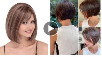 30+ Best short haircuts for round face To emphasize your Beauty /Straight hair style and hair c...
