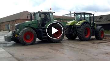 Claas Axion 930 vs Fendt 930 tractor pull