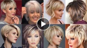 Short Pixie Bob Haircuts and Hair Dye Color ideas With Awesome Hair Styling Ideas For Women 2022