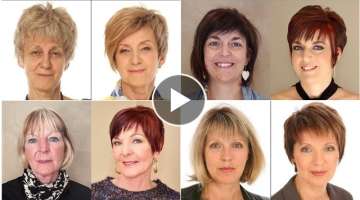 Youthful Stunning Bob Pixie HairCuts For Woman Over 40-50||Classy HairCuts And Colour Transformat...