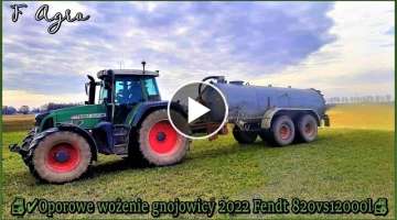 Slurry 2022 on meadows ☆ Fendt vario 820 ☆ start of the season with resistance ✔