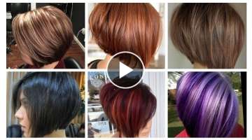 Best And Trendy Short Bob Hairstyles With Awesome Hair Dye Colours Ideas For Women 2022